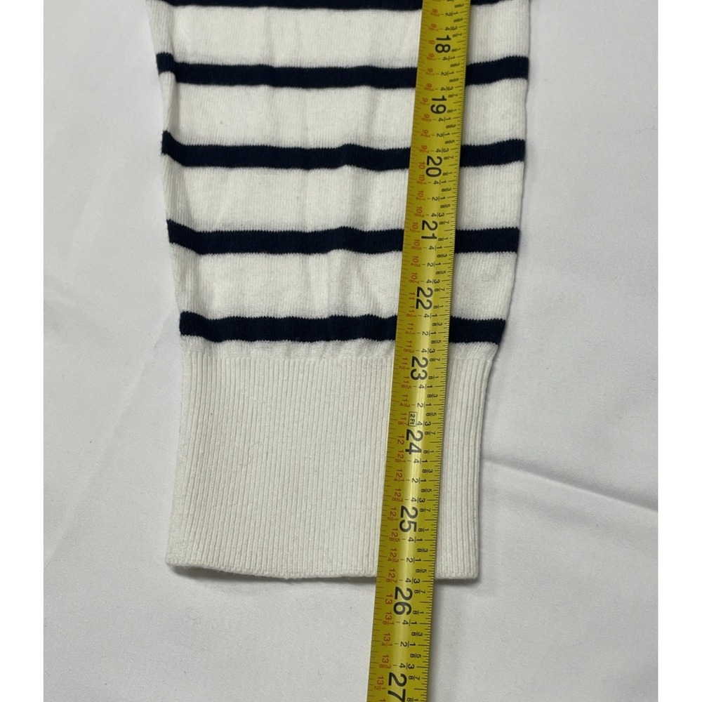 NWT J. Crew Lightweight‎ Black &White Striped Cardigan Sweater Women's XXL - Picture 9 of 10